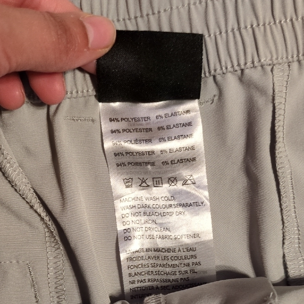 Pinkbomb Gray Mens Quick Dry Shorts Elastic Waistband XL - Picture 3 of 4